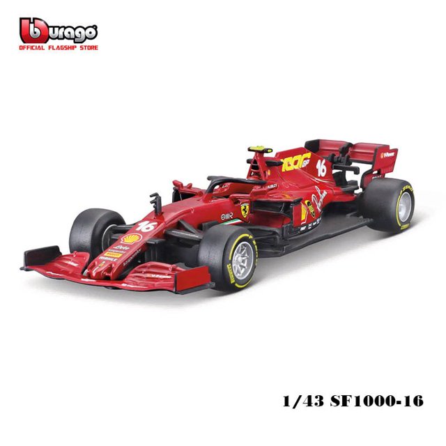 Bburago-Coche de aleación de lujo Ferrari F1 SF70 #5 #7 Vettel, escala 1:43, 2016, regalo de colección de Juguetes Fivean unisex