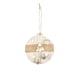 thumbnail image 2 of Set de adornos de madera para Navidad - Figuras de estrellas, ciervos, árboles y calcetines pintadas de blanco - Decoración colgante de 5 piezas para árbol y hogar, 2 of 6