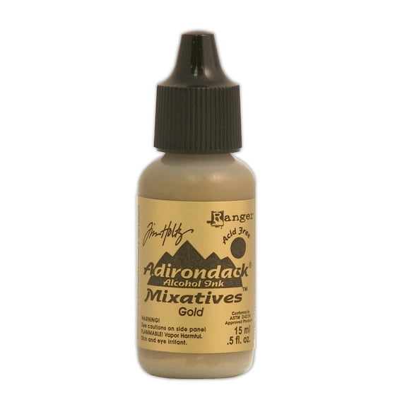 Tim Holtz Alcohol Inks gold, 0.5 oz., bottle (pack of 3)