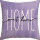 thumbnail image 2 of Juego de fundas de almohada de lino con estampado floral de lavanda, 45 x 45 cm, 4 piezas, 2 of 3