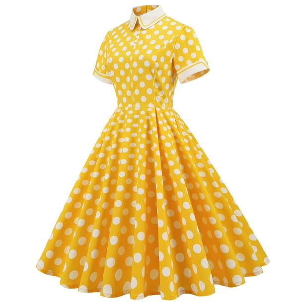Walmart yellow floral dress cheap
