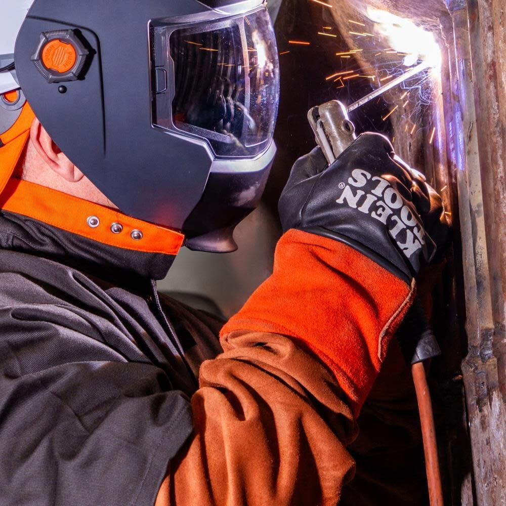 Klein Tools Flame-Resistant Leather Welding Sleeves
