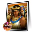 thumbnail image 2 of Cuadros Decorativos Kit de pintura de diamante 5D antiguo Egipto reina completo redondo taladro DIY manualidades mosaico Ndcxsfigh Nuevos Originales, 2 of 9