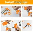 thumbnail image 4 of Kaireo Cookie Piping Gun Baking Tools F,Cake Decoration Nozzle Upgrade Tools Cookies Decorating Yellow Maker Set Baking Mouth Spray Cookies Maker Decorated, 4 of 9