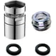 thumbnail image 1 of Abastado Aireador para grifos - Giratorio 360° - Aireador de ahorro de agua - Para cocina y baño - Apto para grifo con rosca exterior M22 o rosca interior M24., 1 of 8