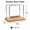 Beechwood model five baht, variant on Large five-pound wooden base Newton's pendulum perpetual motion ornament chaos pendulum Newton's law pendulum ball physical collision ball ornament