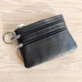 thumbnail image 4 of European and American Genuine Leather Coin Purse Ladies Home Zipper Key Bag Multifunctional Card Bag Coin Coin Coin Bag, 4 of 5