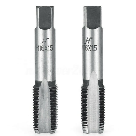 

BAMILL 1 Pair Right Hand Machine Straight Fluted Fine Thread Metric Connector Hand Tap