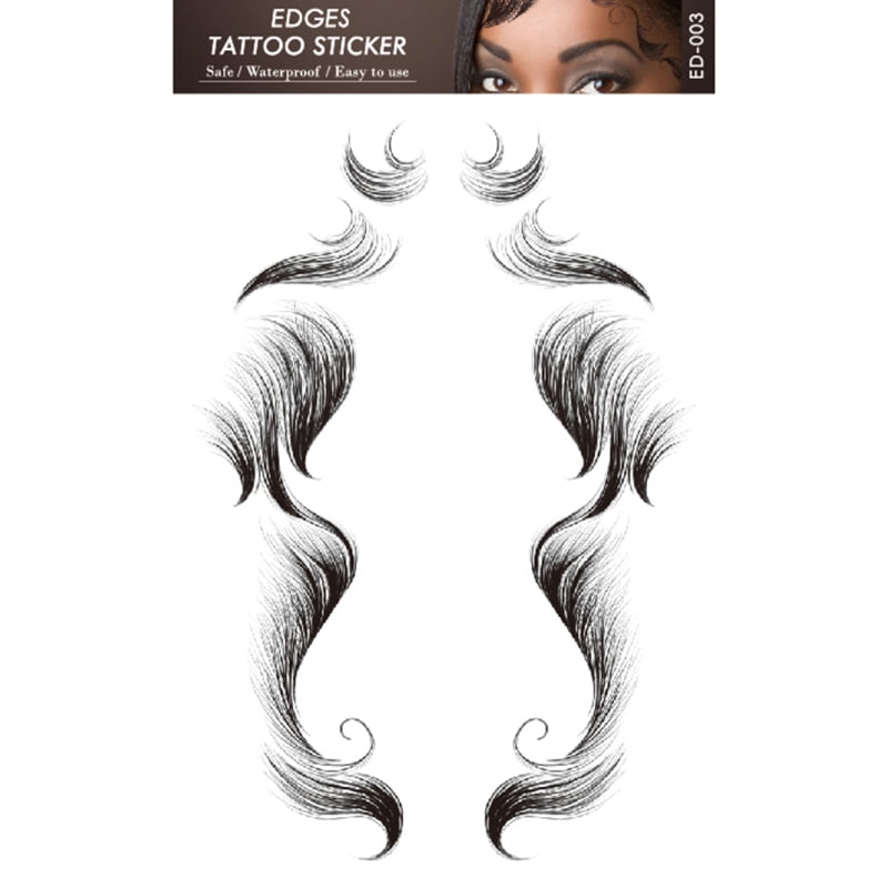 HeroNeo 11 Styles Hairline Tattoo Stickers DIY Hairstyling Temporary