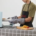thumbnail image 5 of Chefologist Liquid Silicone Oven Gloves, Chefologist Liquid Silicone Gloves, Waterproof, Food-Grade Heat-Resistant Mitts with Nylon Liner, for Cooking, Baking & Grilling (White,M), 5 of 6