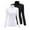 Black&White, variant on SSLR Turtleneck Thermal Shirts for Women Long Sleeve Tops Fleece Lined Shirt Mock Neck Base Layer
