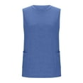 thumbnail image 5 of Diufon Plus Size Tank Tops for Women Summer Sleeveless Scoop Neck T-Shirts Casual Tees Tunics Shirts with Pockets, 5 of 7