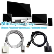 Black 2 Key Keypad Mini Keyboard Copy Paste Custom Shortcut Key Password Machine Sayodevice