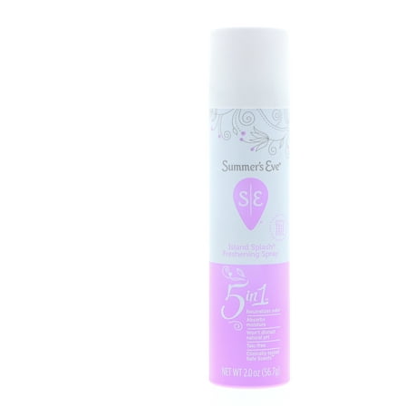 Summer's Eve Island Splash Freshening Spray, 2 oz 4 Pack