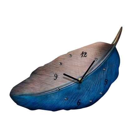 Yajuyi Elegant 12 Inch Wall Clock For Home And Feather Gradient Color Clock Timer 12v Timer Timer for Kids to Brush Teeth Meat Probe for tooth Temperature Probe for Large Classroom Timer Meat for