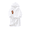 White, variant on LYMAYTER Boys Gilrs Robes Flannel Fashion Hooded Bathrobe Cute Animal Patches Toddler Pajamas 1-12Y