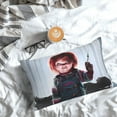 thumbnail image 5 of Saiise Chucky Y Printed Pillowcases with Envelope Closure, Gift for Women Men-14"x20" (Pillow not included), 5 of 6