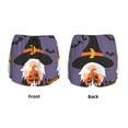 thumbnail image 3 of KLL Halloween Gnomes Pattern Shorts Women,Athletic Shorts High Waisted Running Shorts Pocket Sporty Short Gym Elastic Workout Shorts-Medium, 3 of 7