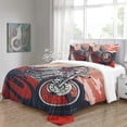 thumbnail image 4 of Motorcycle Girl Duvet Cover with Pillowcases Printed Bedding Set D with Zipper Closure Duvet Cover Set e, 4 of 5