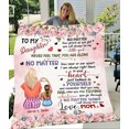 thumbnail image 1 of Letter From Mother Personalized Premium Blanket & Quilt, Personalized Gift for, 1 of 3