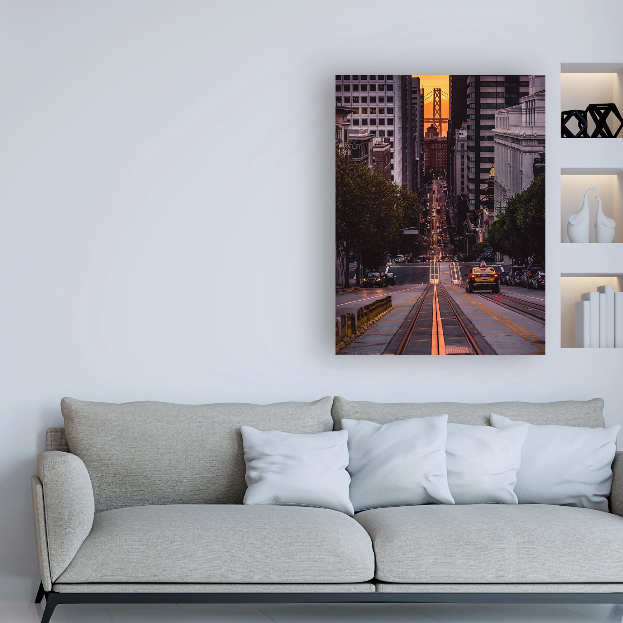 Trademark Fine Art 'The Cab' Canvas Art by Bruce Gett