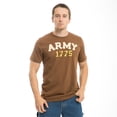 thumbnail image 2 of R51-ARM-BRN-05 Long Beach, Applique T-Shirt, Army, Brown 2X, 2 of 3