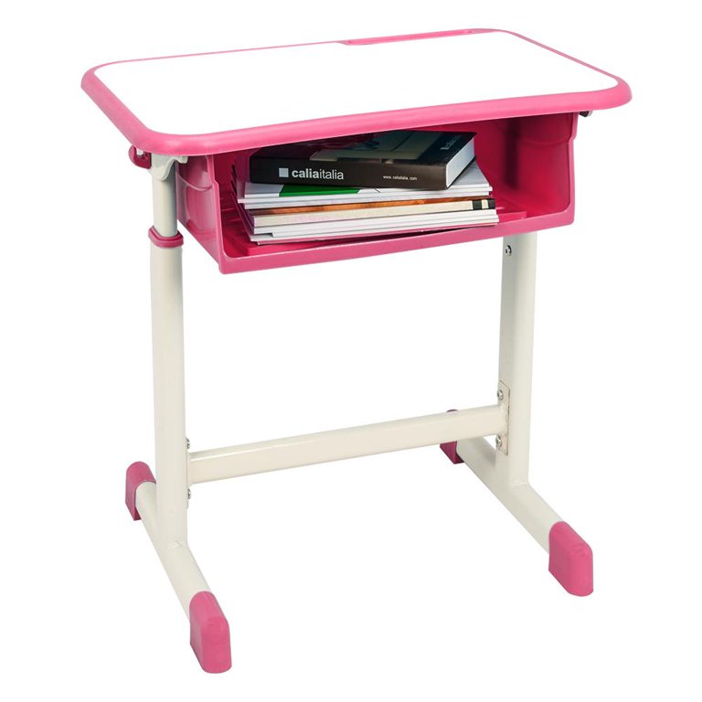 Pink Kawaii Kids Table And Chair Sets Early Education Class Study