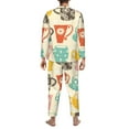 thumbnail image 5 of Kll Vintage Cup Sleepwear Mens Flannel Pajamas,Long Cotton Pj Set, 5 of 9