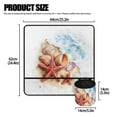thumbnail image 5 of SEANATIVE Beach Sewing Machine Mat for Table with Pocket Starfish Shell Sewing Machine Dust Pad Water Resistant Non Slip Mats Easy Storage Sewing Machine Mats, 5 of 6