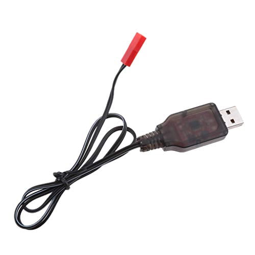 Lovoski 5x 6V USB toJST Plug NI-MH NI-Cd Battery Charger Cable for RC Drone 