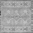 thumbnail image 1 of Ahgly Company Indoor Square Southwestern Gray Country Area Rugs, 7' Square, 1 of 1