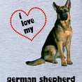 thumbnail image 2 of CafePress - German Shepherd Love - Cute Infant Baby Football Bodysuit, 2 of 3