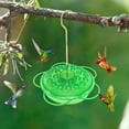 thumbnail image 5 of Hummingbird Feeders for Outdoors Hanging ,Plastic Hummzinger Hummingbird Feeder,Bee-Proof Leak-Proof No Drip,Outside Garden Saucer Feeders,Easy Clean ,Hummingbird Feeder Window,Wild Bird Feeders, 5 of 9