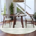thumbnail image 4 of Sage Green Stripes Round Rug 7ft Washable Circle Rugs Non Slip Modern Simple Gradient Waves Lines Large Area Rug Indoor Floor Carpet for Bedroom Kitchen Living Room Home Office Dining Room Nursery, 4 of 8