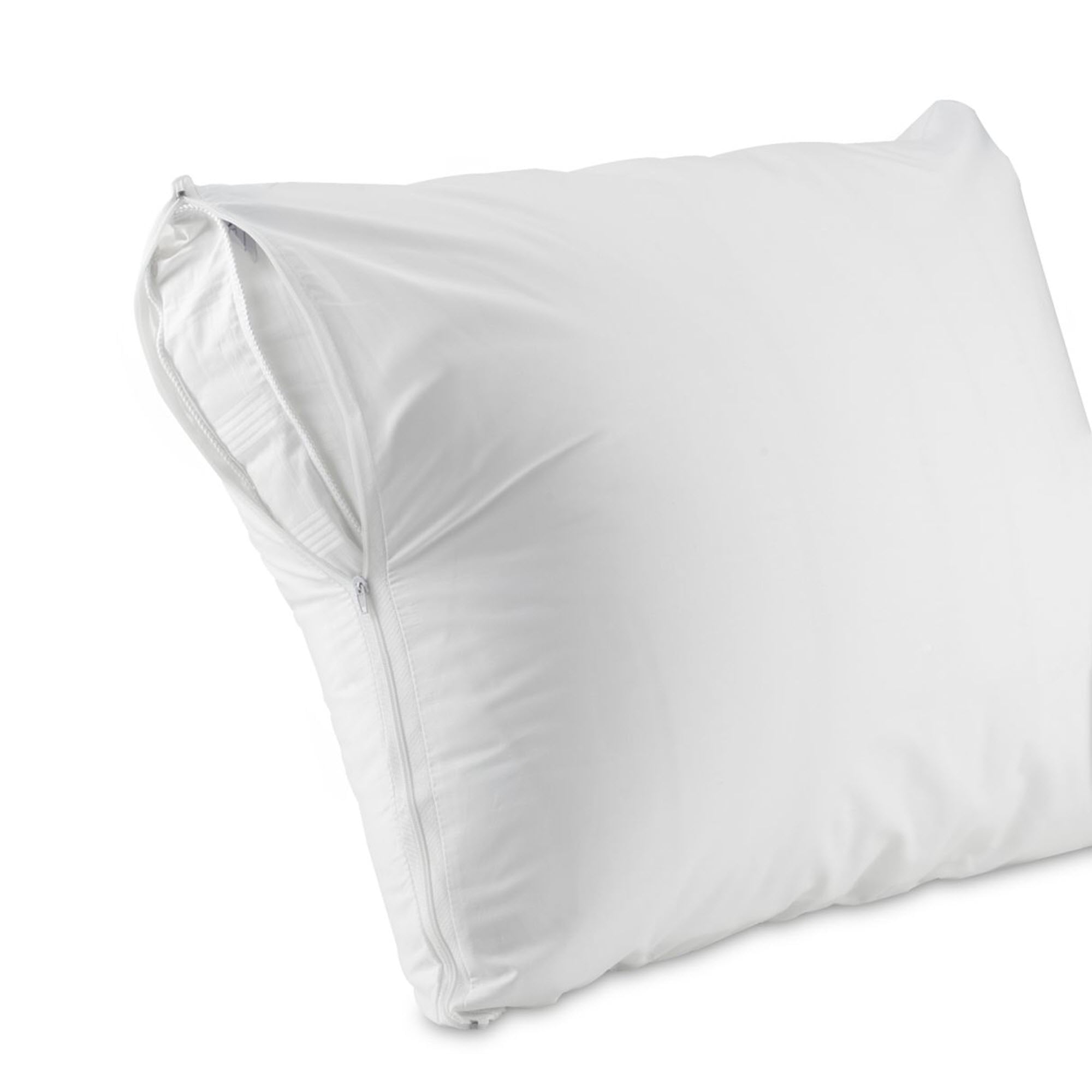 Mainstays Ultra Soft Cotton Zippered Pillow Protector, 1 Each