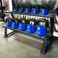 thumbnail image 3 of Yes4All 25 lb Vinyl Coated / PVC Kettlebell, Blue, Combo / Set, Includes 10-15lb, 3 of 8