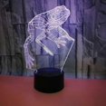 thumbnail image 2 of Creative 3D Frog Night Light 16 Colors Changing USB Power Remote Control Touch Switch Decor Lamp Optical Illusion Lamp LED Table Desk Lamp Childr, 2 of 4