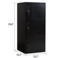 thumbnail image 4 of 3 Door Vertical Stackable Storage Cabinet with Lock,Anti-Failing Device, Metal Lcoker,Organizer for Office, Home, Gym, School,Employee,Kids., 4 of 6