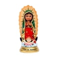 thumbnail image 1 of Estatua de Nuestra Señora de , estatuilla religiosa, decoración de Navidad, adorno de mesa, regalo de Navidad para estante de vacaciones,, 1 of 9