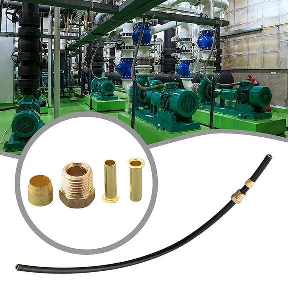 High Pressure Nylon Tube Hose For Air Compressor Copper Accessories Connects Pressure Switch And Check Valve 30cm