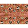 thumbnail image 6 of oneOone Rayon Orange Fabric Block Dress Material Fabric Print Fabric By The Yard 56 Inch Wide, 6 of 8
