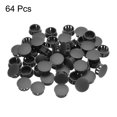 thumbnail image 3 of Uxcell 64PCS 16mm Tapones de Agujero de Plástico Rojo-marrón, Tapas de Agujero de Panel Tipo Flush, 3 of 6