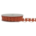 thumbnail image 3 of segolike Maple Leaves Ribbon Gift Wrapping Satin Ribbon for Handmade Craft Supplies Orange, 3 of 7