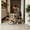 Khaki-KH-clearacne, variant on tumgatte Swivel Wheel Stool Home Plastic Casters Low Stool Living Room Movable Seat for Shoe Changing Sitting Craft Work 10.2x10.2x7.9 Inch