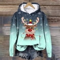 thumbnail image 6 of Futezty Christmas Sweatshirts for Women Novelty Funny Santa Xmas Tree Graphic Pullover Tops Loose Casual Fleece Shirts, 6 of 6
