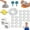 50Pcs, variant on Reusable Aluminum Foil Covers, 30/50/60/120Pcs Pop-up Tin Foil Food Insulation Cover, Elastic Stretchable Heat Storage Shield Lids, Aluminum Foil Food Covers for Kitchen Plate