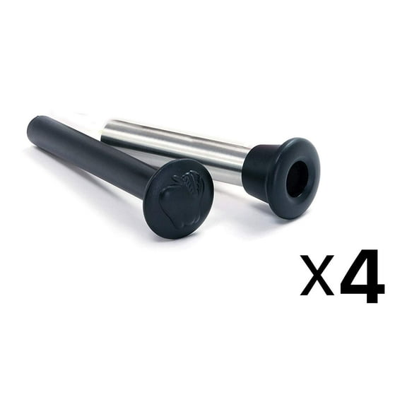 Norpro 5103 Stainless Steel Apple Corer with Plunger, Set of 4