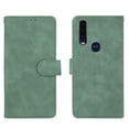 thumbnail image 2 of For Motorola Moto One Action PU Leather Flip Case Card Slots Holder Kickstand Book Folding Folio Cover-Green, 2 of 5