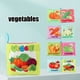 thumbnail image 1 of Juguetes de piscina, juguetes para bebés, juguetes para niños pequeños, libro de tela para niños, juguete de educación temprana, 4 lados, 8 páginas, libro de palma, tema de frutas, libro de tela para, 1 of 6
