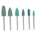 thumbnail image 2 of Juego de 6 Brocas para uñas, Cabezal de Pulido Profesional para Eliminación de Piel Muerta, Aleacio de Alta, Material de Silicona, Fácil de Transportar, Adecuado PARA, 2 of 7